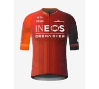 Maglia Team Ineos Granadiers 2024 Reactive a manica corta arancione rosso. - M