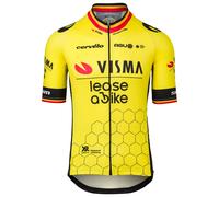 Maglia TEAM VISMA-LEASE A BIKE Campione belga 2024 nero/giallo L