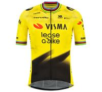 Maglia TEAM VISMA LEASE A BIKE Campione del Mondo 2026 nero