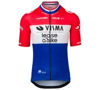 Maglia TEAM VISMA-LEASE A BIKE Campione olandese 2024 rosso/blu L