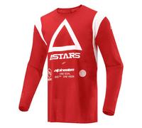 Alpinestars Techdura, maglia XXL male Rosso/Bianco