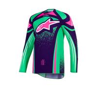 Maglia TECHSTAR NOMUR Rosa Verde ALPINESTARS - UE: XL