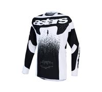 Alpinestars Techstar Swan Long Sleeve Jersey Bianco,Nero L Uomo