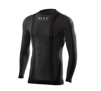 Maglia tecnica girocollo a maniche lunghe Six2 ts2 carbon underwear®