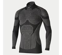 Alpinestars Ride Tech Top Long Sleeve Winter, Nero/Grigio, M/L