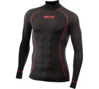 Sixs maglia lupetto BlazeFit TS3W CU - Black/Red XL-XXL