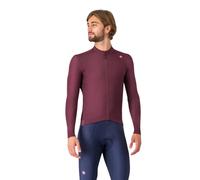 Maglia termica Castelli Espresso Rosso Bordeaux, Taglia XL