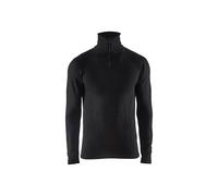Maglia termica con collo a zip Blaklader Xwarm Noir 5XL