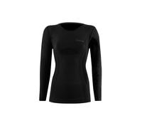 Maglia termica da donna con girocollo Lenz Merino 6.0 Noir XS
