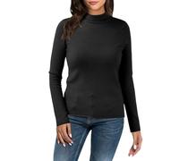 Maglia Termica da Donna Maglietta Funzionale con Scollo Rotondo Collo Alto Base Layer Basic Top Intimo per Sci Ciclismo Corsa Allenamento Maglia Termica Donna Invernale