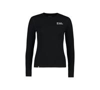 Mons Royale Cascade Merino Base Layer, maglia termica, donna, nero 40(L) Black