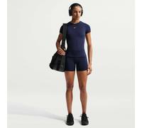 Maglietta Donna Nike One Fitted Short Sleeve - midnight navy/white - Blu (M)