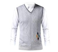 Maglia termica da uomo calda 2025 maglione da uomo abbigliamento medio autunno e inverno spesso gilet caldo senza maniche scollo a V camicia inferiore camicetta per interni ed esterni abiti da lavoro