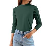 Maglia Termica Donna Girocollo Invernale Maglie Intime Termiche Manica Lunga Curvy Traspirante Elasticizzato Aderente Sottogiacca Termica Caldo Taglie Forti Basic Top Leggero Per Autunno Inverno 2025
