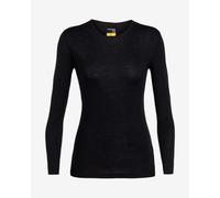 Maglia termica Icebreaker 175 Everyday Crewe manica lunga nero donna - S