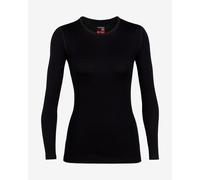 Icebreaker 260 Tech Crewe a manica lunga termica da donna, nero (XL)