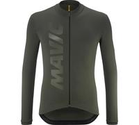 Mavic Aksium Thermo Long Sleeve Jersey Verde M Uomo Christmas Green