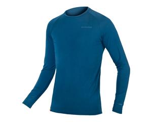 Maglia termica mista a maniche lunghe Endura BaaBaa Bleu