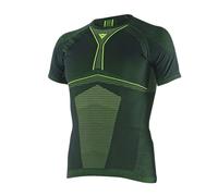 Maglia Termica Moto Dainese D-Core Dry Tee Ss Nero/Giallo-Fluo