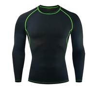 Maglia Termica Sci Uomo Maglia Maniche Lunghe Ciclismo T Shirt Elasticizzata Uomo Set Termico Uomo Maglia Sportiva Gym T Shirt Completo Uomo Fitness Maglia Termica per Calcio Maglietta Elasticizzata