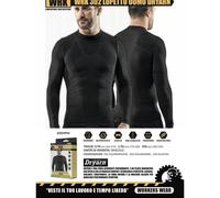 MAGLIA TERMICA UOMO MANICA LUNGA LUPETTO TECNICA SPORT LAVORO