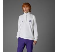 Maglia Terrace Icons Half-Zip Real Madrid White 3XL