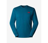 Maglia The North Face Red Box manica lunga blu scuro rosso - S