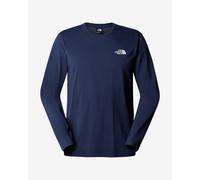 The North Face - L/S Simple Dome Tee - Maglia a manica lunga S blu