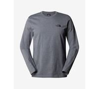 Maglia The North Face Simple Dome manica lunga grigio scuro - XL