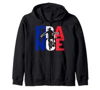 Maglia Tifosi Francia | Les Bleus Tifosi Calcio Francese Felpa con Cappuccio