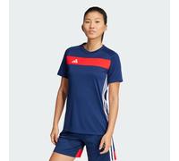adidas Performance - Tiro 25 Essentials - Maglia blu navy team / rosso 2XS
