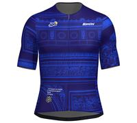 Santini - TDF Arrivée Arc De Triomphe Jersey - Maglietta da ciclismo L blu