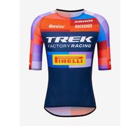 Maglia Trek Factory Racing 2025 manica corta blu multicolore - M