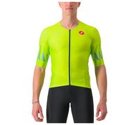 Maglia Castelli Free Speed 2 Race Top Rosso Corsa manica corta verde lime blu - M