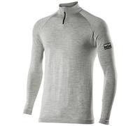 Maglia Tecnica Termica Lupetto Con Zip Sixs TS13-MERINOS Wool Grey L-XL