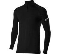 Maglia Tecnica Termica Lupetto Con Zip Sixs TS13-MERINOS Wool Black L-XL