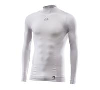 Camicia baselayer a collo alto e maniche lunghe 4 stagioni SIXS TS3 V2 Argento/BiancoXS/S Argento,Bianco