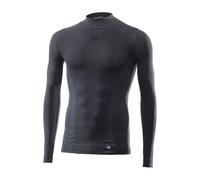 Camicia baselayer a collo alto e maniche lunghe 4 stagioni SIXS TS3 V2 Grigio scuro/NeroXS/S Grigio scuro,Nero