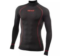 Sixs maglia lupetto BlazeFit TS3W CU - Black/Red 3XL-4XL