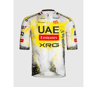 Maglia UAE Team Emirates Tour de Francia 2025 manica corta bianco nero giallo - S