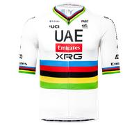Maglia UAE TEAM EMIRATES - XRG Campione del Mondo Gara 2026 bianco
