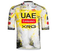 Maglia UAE Team Emirates Tour de Francia 2025 manica corta bianco nero giallo - L