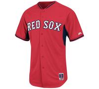 Maglia Ufficiale Majestic Cool Base Per Uomo Boston Red Sox Taglia: 40 Piccola