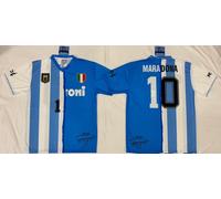 Maglia Ufficiale Maradona Celebrativa Metà Napoli Argentina Calcio Diego N°10