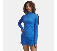 Maglia Under Armour Challenger Midlayer da donna Blu Atlantis / High Vis Giallo XS