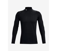 Maglia Under Armour ColdGear Fitted manica lunga nero carbone - S