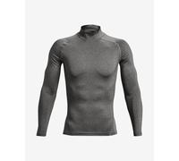Under Armour Heatgear Comp Mock Manica Lunga Uomini in grigio, Taglia: M