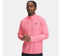 Maglia Under Armour Tech™ Textured ½ Zip da uomo Prime Rosa / Rosa / Nero L