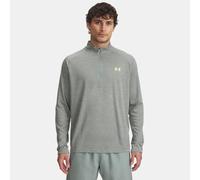 Under armour tech green men s 1 2 zip top
