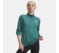 Maglia Under Armour Tech™ Twist ½ Zip da donna Rack Verde / Bianco L